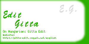 edit gitta business card